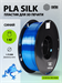 Пластик для принтера 3D Cactus CS-3D-PLA-1KG-S-BLUE PLA SILK d1.75мм 1кг L326м 1цв. CS-3D-PLA-1KG-S-BLUE