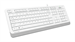Клавиатура A4Tech FK10 белый/серый USB (FK10 WHITE) кабель 1.5м FK10 WHITE