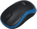 Мышь Logitech M185 черный/синий оптическая 1000dpi беспров. USB для ноутбука 2but (910-002632) 910-002632