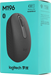 Мышь Logitech M196 графитовый оптическая 1000dpi беспров. BT для ноутбука 2but (910-007315) 910-007315