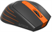 Мышь A4Tech Fstyler FG30 серый/оранжевый оптическая 2000dpi беспров. USB 6but (FG30 ORANGE) FG30 ORANGE