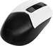 Мышь A4Tech Fstyler FB12 белый/черный оптическая 1200dpi беспров. BT/Radio USB 3but (FB12 PANDA) FB12 PANDA