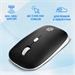 Мышь Оклик 599MWB черный оптическая 1600dpi silent беспров. BT/Radio USB для ноутбука 4but (1520854) 1520854