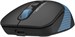 Мышь A4Tech Fstyler FB10CS черный/синий оптическая 2000dpi silent беспров. BT/Radio USB 4but (FB10CS FB10CS USB ASH BLUE