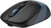 Мышь A4Tech Fstyler FB10CS черный/синий оптическая 2000dpi silent беспров. BT/Radio USB 4but (FB10CS FB10CS USB ASH BLUE