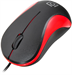 Мышь Оклик 115S черный/красный оптическая 1200dpi USB для ноутбука 3but (711637) 711637
