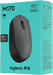 Мышь Logitech M170 серый/черный оптическая 1000dpi беспров. USB 2but (910-004646) 910-004646