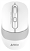 Мышь A4Tech Fstyler FB10C белый/серый оптическая 2000dpi беспров. BT/Radio USB 4but (FB10C GRAYISH W FB10C GRAYISH WHITE