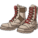 Ботинки утепленные "Юнармия" - бежевые UNAR-00013