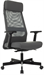 Кресло эргономичное Бюрократ T-995 серый TW-04 Neo Grey сетка/ткань с подголов. крестов. металл черн T-995/NEO-GREY