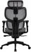 Кресло Cactus CS-MC555-GY черный/серый сетка с подголов. крестов. пластик пластик черный CS-MC555-GY