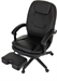 Кресло руководителя Бюрократ CH-868N-BF черный экокожа крестов. пластик подст.для ног CH-868N-BF/BLACK-PU