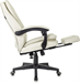 Кресло руководителя Бюрократ T-9950MSG-F слоновая кость экокожа крестов. пластик подст.для ног T-9950MSG-F/IVORY-PU