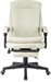 Кресло руководителя Бюрократ T-9950MSG-F слоновая кость экокожа крестов. пластик подст.для ног T-9950MSG-F/IVORY-PU
