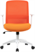 Кресло Cactus CS-WMC333-OR оранжевый сиденье оранжевый сетка/ткань низк.спин. крестов. пластик пласт CS-WMC333-OR