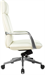 Кресло руководителя Бюрократ _Vega белый кожа с подголов. крестов. алюминий _VEGA/WHITE