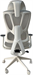 Кресло Cactus CS-CHR-MC02GY серый сетка с подголов. крестов. пластик белый CS-CHR-MC02GY