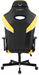 Кресло игровое Knight Thunder 5X черный/желтый экокожа крестов. металл KNIGHT THUNDER 5X Y