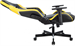 Кресло игровое Knight Thunder 5X черный/желтый экокожа крестов. металл KNIGHT THUNDER 5X Y