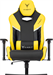 Кресло игровое Knight Thunder 5X черный/желтый экокожа крестов. металл KNIGHT THUNDER 5X Y