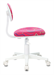 Кресло детское Бюрократ CH-W201NX малиновый Sticks 05 крестов. пластик пластик белый CH-W201NX/STICK-PK