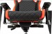 Кресло игровое Knight Titan черный/красный ромбик экокожа с подголов. крестов. металл KNIGHT TITAN BR