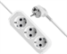 Сетевой удлинитель Defender R330 1.5м (3 розетки) белый (пакет ПЭ) 99368