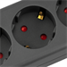 Сетевой фильтр Buro 600SE-16-3-B 3м (6 розеток) черный (коробка) 600SE-16-3-B