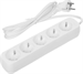 Сетевой удлинитель Defender E518 1.8м (5 розеток) белый (пакет ПЭ) 99229