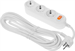 Сетевой удлинитель Powercube PC-1-5M 5м (3 розетки) белый (коробка) PC-1-5M
