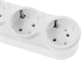 Сетевой удлинитель Powercube PC-1-5M 5м (3 розетки) белый (коробка) PC-1-5M