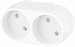 Сетевой разветвитель Buro BU-PS2-W (2 розетки) белый (пакет ПЭ) BU-PS2-W