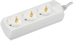 Сетевой удлинитель IEK У03 7м (3 розетки) белый (пакет ПЭ) WYP10-10-03-07-Z-G