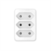 Сетевой разветвитель Buro BU-PS3F-W (3 розетки) белый (пакет ПЭ) BU-PS3F-W