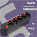 Сетевой фильтр Buro 500SH-5-SW-B 5м (5 розеток) черный (коробка) 500SH-5-SW-B
