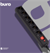 Сетевой фильтр Buro 600SH-16-3-B 3м (6 розеток) черный (коробка) 600SH-16-3-B