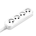 Сетевой удлинитель Buro BU-PSL4.5/W 5м (4 розетки) белый (пакет ПЭ) BU-PSL4.5/W