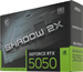 Видеокарта MSI PCI-E 5.0 RTX 5050 8G SHADOW 2X OC NVIDIA GeForce RTX 5050 8Gb 128bit GDDR6 2602/2000 RTX 5050 8G SHADOW 2X OC