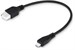 Кабель OTG Buro USB (f)-micro USB (m) 0.2м черный 13573