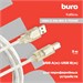 Кабель Buro USB2.0-AM/BM-3-TRANS USB A(m) USB B(m) 3м прозрачный USB2.0-AM/BM-3-TRANS