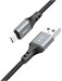 Кабель Hoco X92 Honest Micro USB (m)-micro USB (m) 3м черный коробка X92 HONEST MICRO