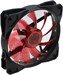 Вентилятор для корпуса Digma DFAN-LED-RED RGB 120х120x25 черный 3-pin 4-pin (Molex) 23дБ Ret DFAN-LED-RED