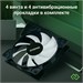Вентилятор для корпуса Digma DFAN-FRGB1 RGB 120х120x25 черный 3-pin 4-pin (Molex) 23дБ Ret DFAN-FRGB1