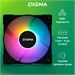 Вентилятор для корпуса Digma DFAN-FRGB1 RGB 120х120x25 черный 3-pin 4-pin (Molex) 23дБ Ret DFAN-FRGB1