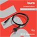 Кабель Buro BU-PCAB-1.8-2PIN IEC C7 (2-pin) Евровилка 1.8м BU-PCAB-1.8-2PIN