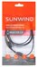 Кабель SunWind USB (m)-micro USB (m) 1м черный плоский 13770