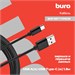 Кабель Buro BHP RET TYPEC18 USB (m)-USB Type-C (m) 1.8м черный BHP RET TYPEC18