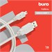 Кабель Buro USB A(m) mini USB B (m) 1м (USB2.0-M5P-1) серый USB2.0-M5P-1-1