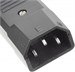 Вилка Lanmaster LAN-IEC-320-C14 IEC 60320 C14 10A 250V black LAN-IEC-320-C14