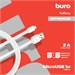 Кабель Buro BHP MICROUSB 1M FLAT USB (m)-micro USB (m) 1м белый плоский BHP MICROUSB 1M FLAT